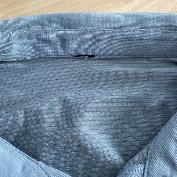 Lululemon Shirt Men's Large Polo Short Sleeve Athleta Performance Gray - Picture 10 of 10